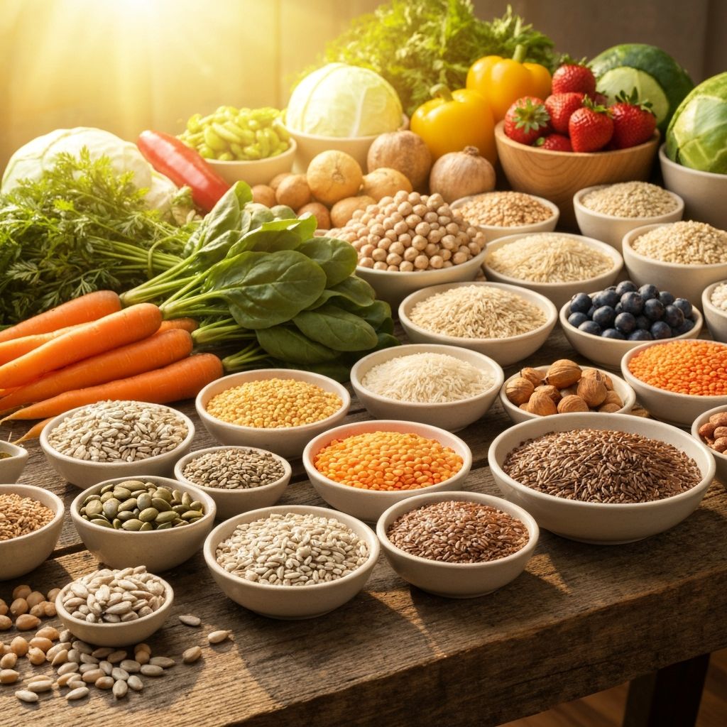 Berbagai makanan alami sehat